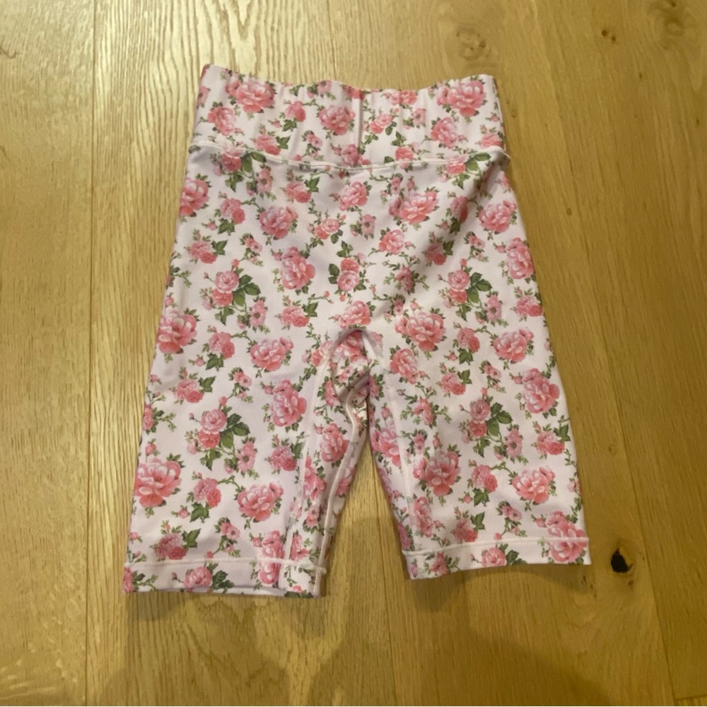 LoveShackFancy x bandier bike shorts